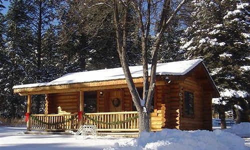 Somers Bay Log Cabin Lodging Hotel Exterior foto